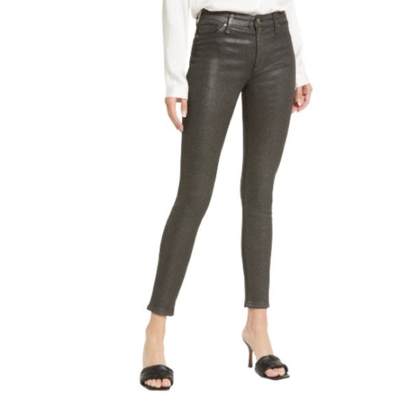 AG The Farrah Skinny Ankle High Rise Denim Pants, Luminous...